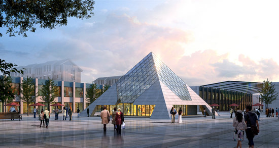 绍兴金字塔网架